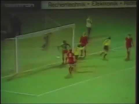 ECC 1977-78. Round of 16. Dynamo Dresden - Liverpool FC. Highlights.