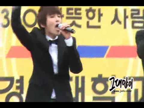 [JUSTU] Fancam 100302 Kyonggi University Celebration - Ryeowook @ Pajama Party