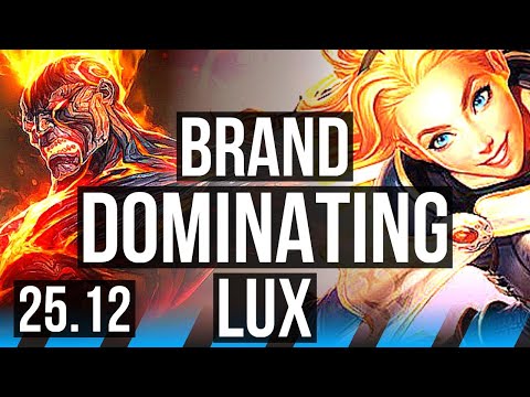 BRAND vs LUX (MID) | Dominating | NA Master | 25.12