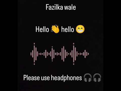 Punjabi Funny Call Recording Fazilka wale