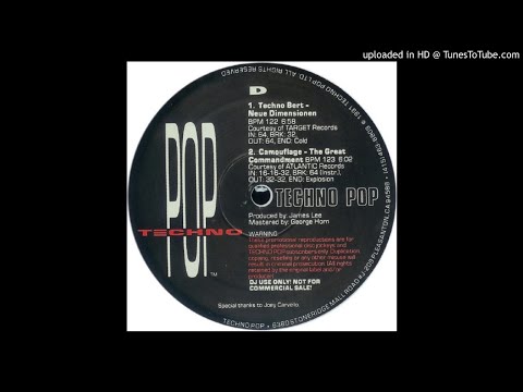 Techno Bert - Neue Dimensionen (Techno Pop Version)