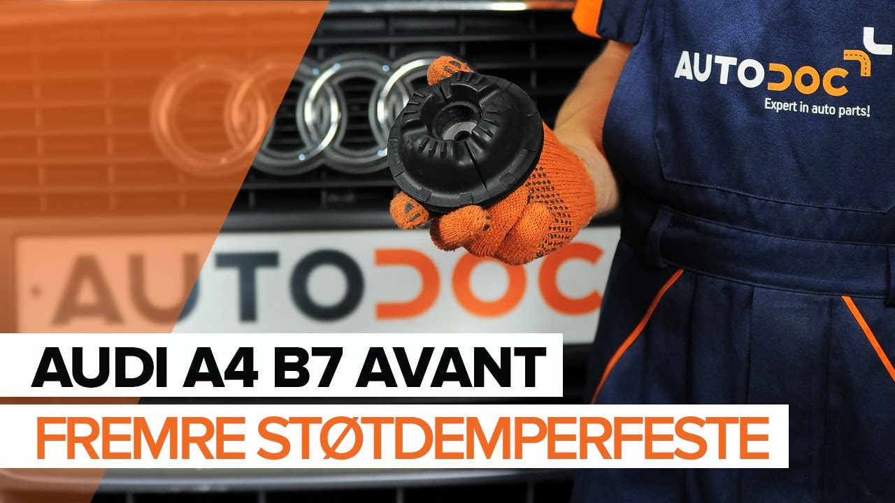Slik bytter du fjærbenslager fremme på en Audi A4 B7 Avant – veiledning