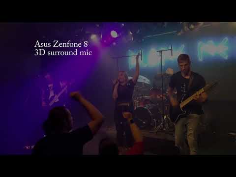 Video and audio comparison Asus Zenfone 8 vs Nokia Lumia 1020 in rock concert