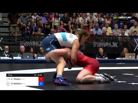 Final X/WM 72 KG - FX#1 - Erin Clodgo (SKWC) Vs. Rachel Watters (NYAC)