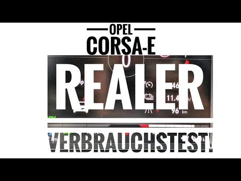 Opel Corsa-e Verbrauchstest Reichweitentest Verbrauchs Review im Vergleich mit Tesla Model 3