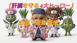 【肝臓】悪い習慣5つを捨てて！肝臓を蘇らせる「4大食材」とは？Dr.ハムの健康ソング 🐹🩺