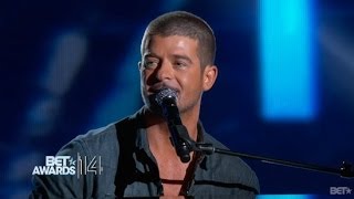ULTIMATE REACTION:Robin Thicke Forever Love Bet Awards 2014 Performance