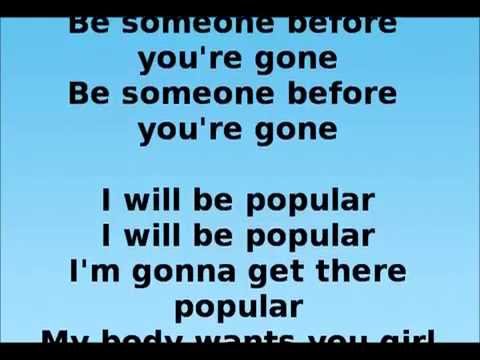 Popular - Eric Saade - lyrics