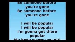Popular - Eric Saade - lyrics