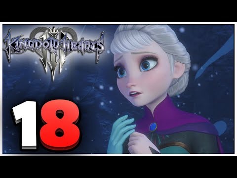 Kingdom Hearts 3 Walkthrough Part 18 Frozen Kingdom (PS4 Pro Gameplay)