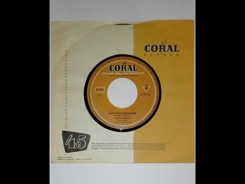 STEVE LAWRENCE  "Can`t Wait For Summer"  Deutsche CORAL 1957