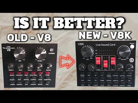V8K Live Sound Card (Upgraded V8) Review / Walk Through
