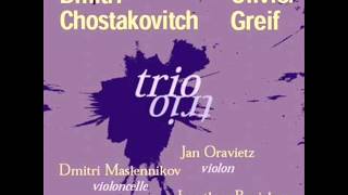 TRIO n2 de Dimitri CHOSTAKOVITCH, Yan Orawiec , Dimitri Maslennikov, Jonathan Benichou