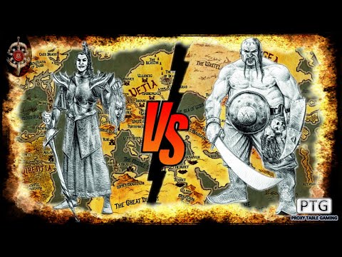 The 9th Age Battle Report PTG 181 - Dread Elves vs. Ogre Khans