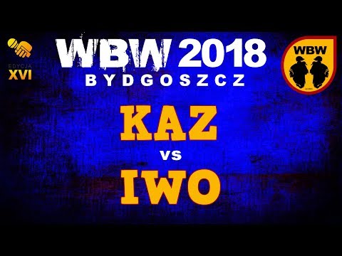KAZ vs IWO 🎤 WBW 2018 🎤 Bydgoszcz (1/2) Freestyle Battle