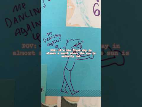 The sun is out!! #art #artist #shorts #foryou #sketchbook #oc #dance #sunday #cute #viral