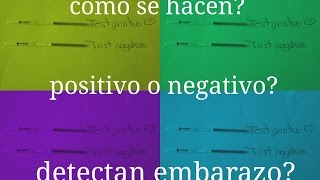 TEST OVULACION | positivo o negativo, detectan embarazocomo hacerlos