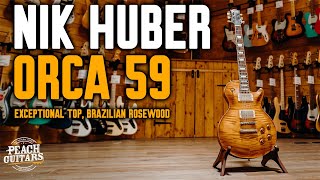 Video thumbnail for The Les Paul Killer? NIK HUBER’s Orca ‘59 with Brazilian Rosewood! by Peach Guitars