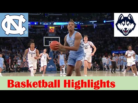 #9 North Carolina vs #5 UConn Basketball Game Highlights 12 5 2023