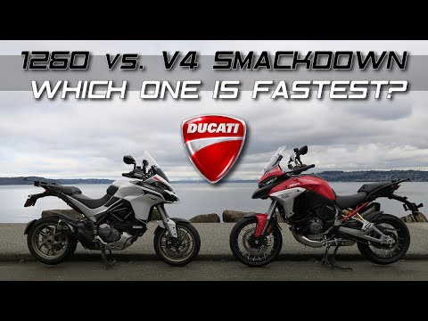 Ducati Multistrada V4 vs. 1260 Smackdown // Which Bike is Fastest?