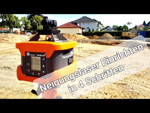 Nedo Neigungslaser Primus 2 Aufbau und Anwendung