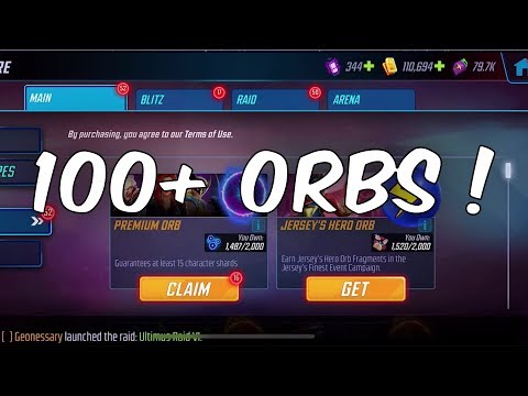 EPIC 100 + ORB OPENING! - Marvel Strike Force
