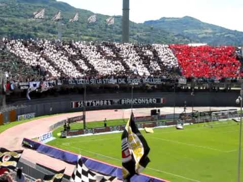 ASCOLI-TRIESTINA 3-0 - Coreografia iniziale 1- 42a g.ta serie B 2010-11