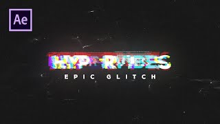 Distorted Glitch Text Effect in After Effects - Af