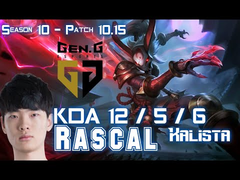 Gen Rascal KALISTA vs VOLIBEAR Top - Patch 10.15 KR Ranked