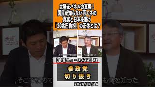 1 30兆円負担の正体とは？#神谷宗幣 #参政党 #参政党は止まらない #ひとりひとりが日本