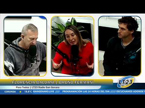 Entrevista a los Concejales de San Genaro, Florencia Baldani y Bruno Fermani en Para Todos