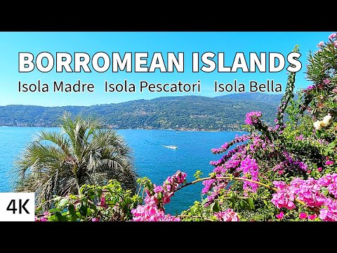 The BORROMEAN ISLANDS / Lake Maggiore / Italy (4K) Video