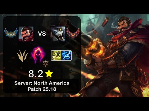 Graves Jungle vs Rengar - NA Challenger - Patch 25.18