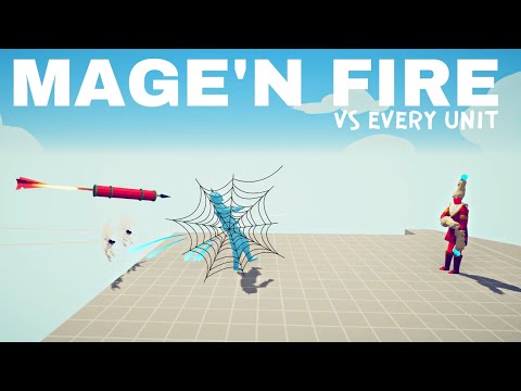 Spider Mage & Fire VS Every Unit : TABS - Totally Accurate Battle Simulator