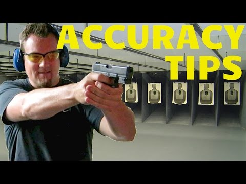HOW TO SHOOT A HANDGUN BETTER! TOP TIPS FOR ACCURACY!