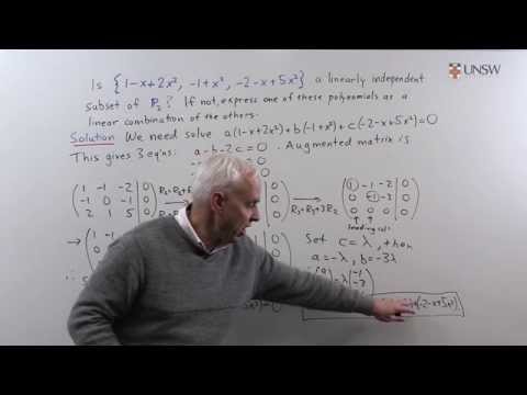 Ch6Pr43: Linear Independence of Polynomials