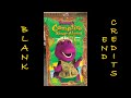 Barney S Campfire Sing Along Blank End Credits Extra