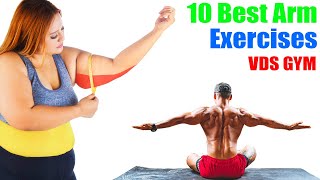 10 Best Arm Exercises Without Weights To Lose Arm Fat Fast