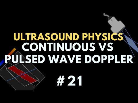 Continuous vs Pulsed Wave Doppler Ultrasound | Ultrasound Course | Radiology Physics Course #21