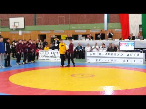 Einmarsch Finalisten DM 2013 B- Jugend Gr. röm Rin