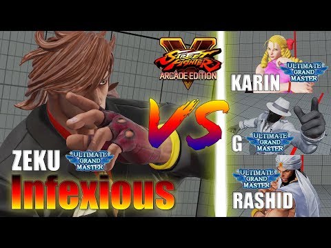 SFV AE 👊🏻 Infexious (Zeku) vs Phenom (karin) & Shakz (G) vs Arydoon (Rashid) [S4]
