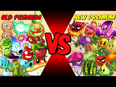 OLD PREMIUM vs NEW PREMIUM Plants - Who Will Win? - PvZ 2 Team Plant vs Team Plant