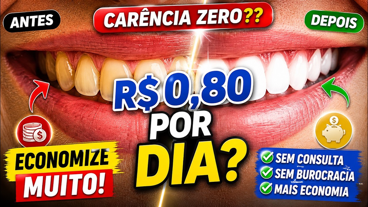 Qual o MELHOR PLANO ODONTOLÓGICO de 2026? Custo Benefício e CARÊNCIA ZERO!
