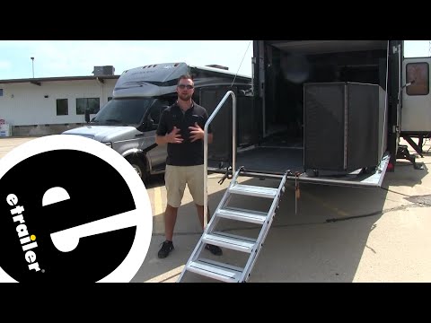 etrailer | Victory Step Manual Fold-Down Steps for RV and Toy Hauler Patios Feature Review
