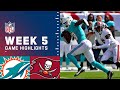 Dolphins vs. Buccaneers Week 5 Highlights | NFL 2021