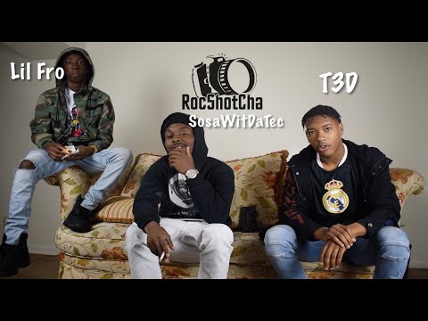 StreetTalk with(SosaWitDaTec, Lil Fro & T3D) on RocshotchaTV EP:1 Season1#StreetTalk