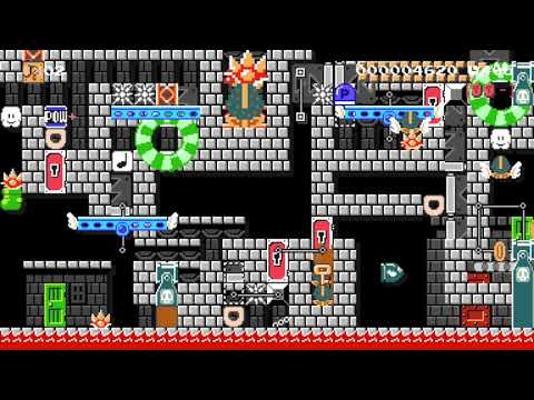 [Super Mario Maker Puzzle] Muncher Cruncher Puzzle by Ben10do