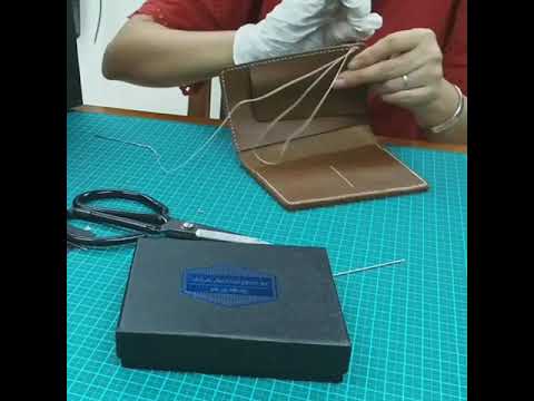 【製作過程分享】縫線護照套 皮革DIY 皮革材料包 PASSPORT HOLDER 香港 荔枝角 