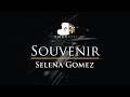 Selena Gomez - Souvenir - Piano Karaoke Instrumental Cover with Lyrics