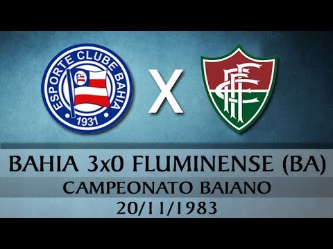 Bahia 3x0 Fluminense (BA) - Campeonato Baiano 1983 (20-11-1983)